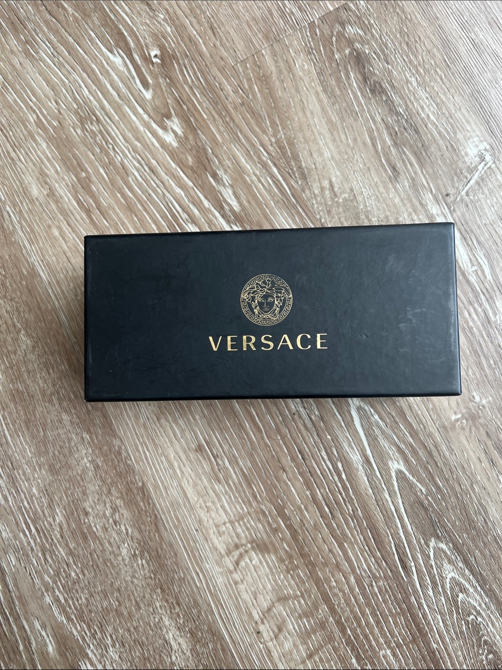Versace sunglasses Black Box with Gold Medusa Logo